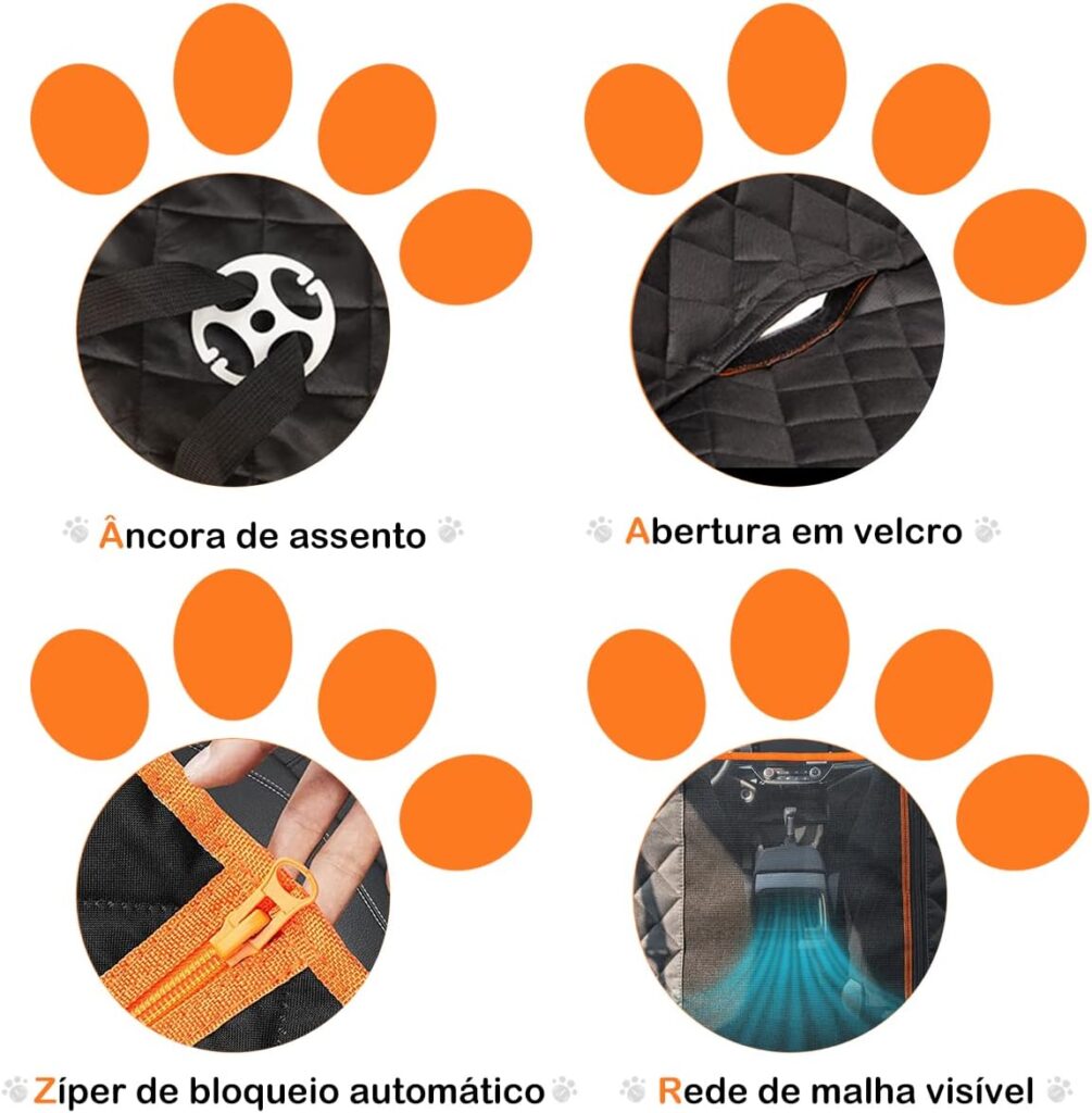Capa de Banco de Carro 4 em 1 para Cachorros: Praticidade e Segurança para seu Pet e Veículo
