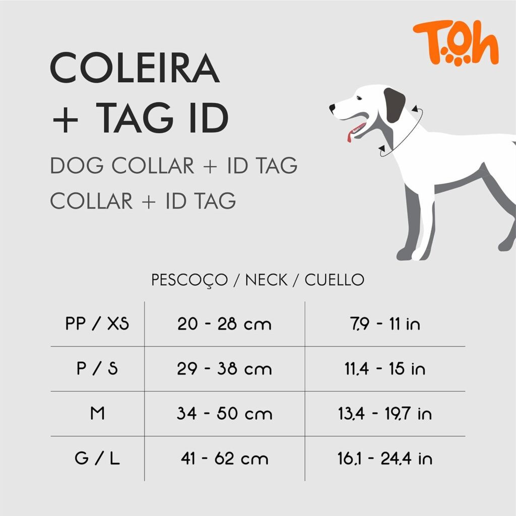71psUAoqFRL._AC_SL1500_-1024x1024 Toh Coleira Avulsa com Tag ID Preto G: Segurança e Estilo para seu Pet!