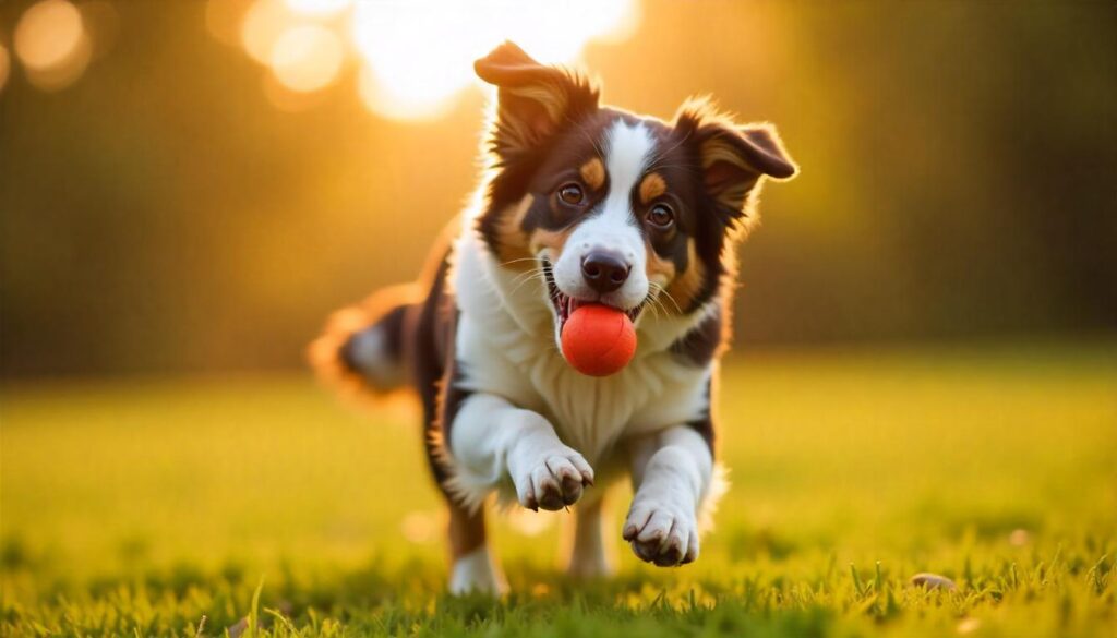 freepik__closeup-de-um-australian-shepherd-pulando-para-peg__97795-1024x585 Melhores Raças de Cães para Famílias Ativas e Divertidas